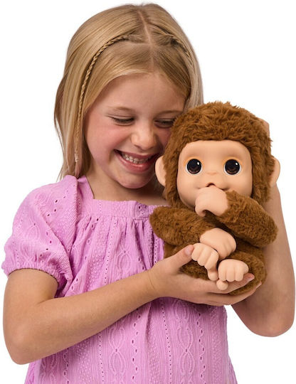 Moose Toys Plüsch Little Live Pets My Baby Monkey Mango 33 cm