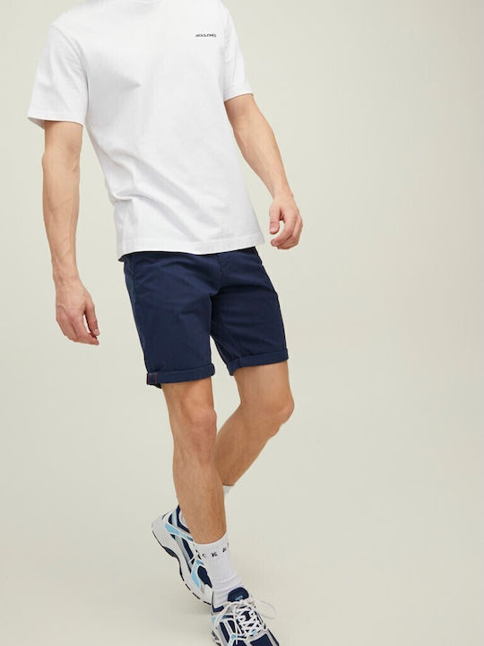 Herren Shorts Chino Blau