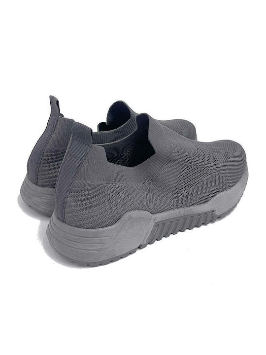 Men's Canvas Slip-Ons Gray