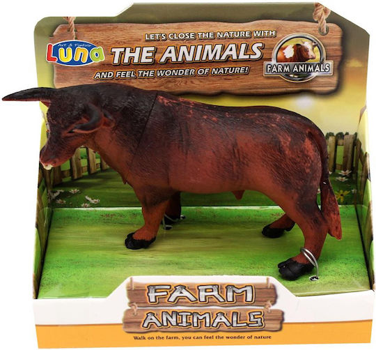 Luna Farm Animals Cow Black And White For Age 3+