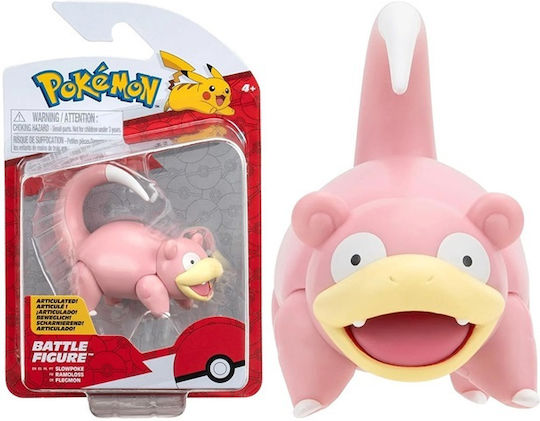 Jazwares Battle Pokemon Slowpoke για 4+ Ετών 8εκ. (Διάφορα Σχέδια)