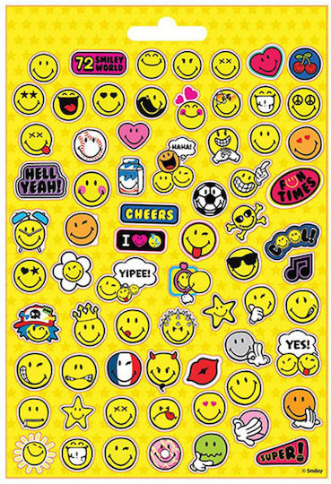 Diakakis Велкро Smiley World Розови За Деца 3+ Години 300 Теми