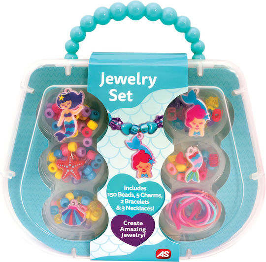 AS Jewelry Pink Blue and Purple Suitcase for Children 3+ Years (Miscellaneous Designs)