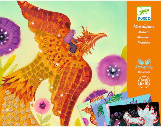 Djeco Mosaic Metallic Effect `μυθικά Πλάσματα` for Children 6+ years old Years