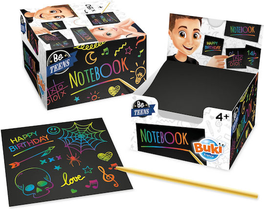 Buki Ζωγραφική Scratch Notebook Bee Teens