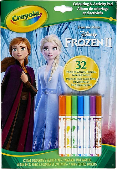 Crayola Painting Album with Stickers Frozen 2 for Children 3+ years Years