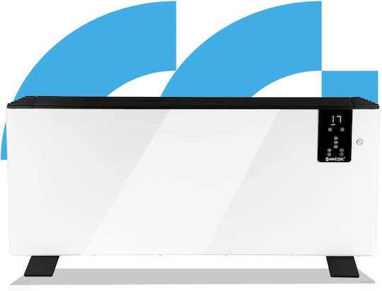 MalTec Convectoare Perete 2400W cu Termostat Electronic 85.5x23cm Alb