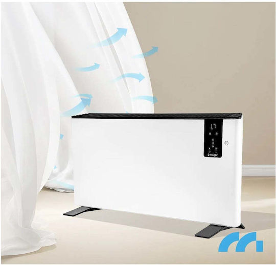 MalTec Convectoare Perete 2400W cu Termostat Electronic 85.5x23cm Alb