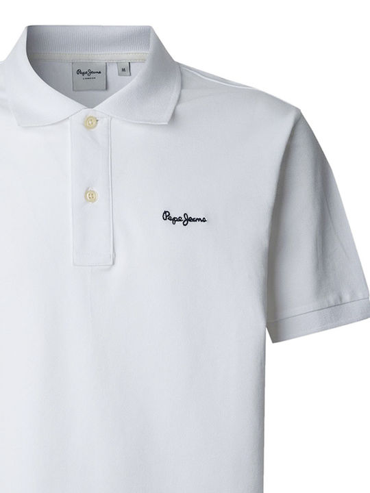 Polo T-Shirt Weiß