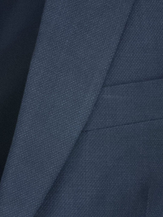 Sacou bărbați cu croială normală Blue