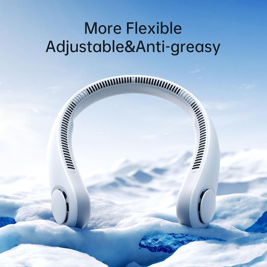 JisuLife Life3 Neck Fan USB Rechargeable 4000mAh Bladeless Gray