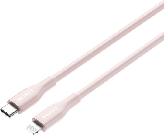 Canyon USB-C to Lightning Cable 60W Ροζ 1m (CNS-CLNM60SC10PS)