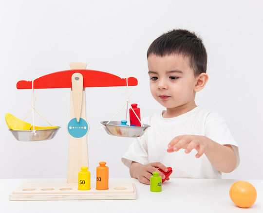 New Classic Toys Balance Scales Ζυγαριά Ισορροπίας από Ξύλο για 3+ Ετών