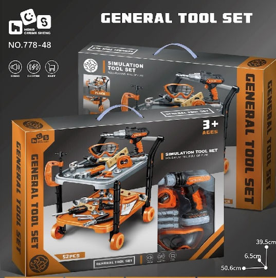 Martin Toys Kids Tool for 3+ Years 52pcs