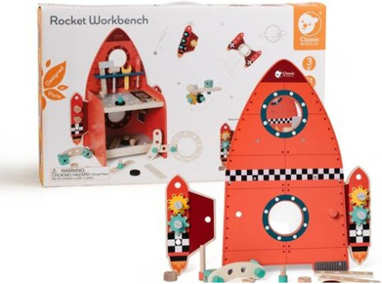 Classic World Wooden Construction Toy for Children 3+ years+ Years