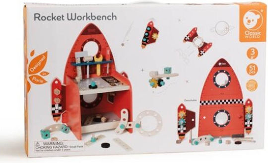 Classic World Wooden Construction Toy for Children 3+ years+ Years