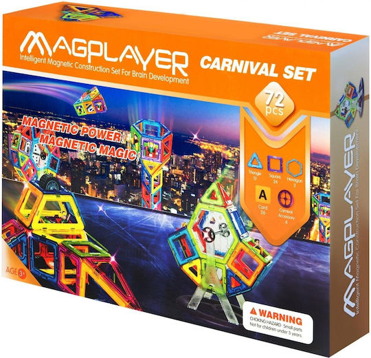 Magplayer Магнитна Конструктивна Игра за Деца 3+ години+ Години