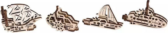 Ugears Παιχνίδι Κατασκευών Ξύλινo Πλοία U Fidget