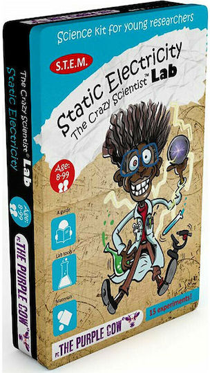 Purple Cow Εργαστήριο Στατικός Ηλεκτρισμός STEM Educational Game Experiments for 8+ years old Years Old