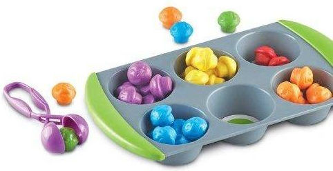Learning Resources Mini Muffin Match Up Math STEM Εκπαιδευτικό Παιχνίδι Γνώσεων για 3+ Ετών