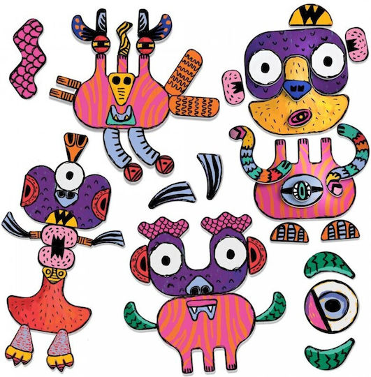 Headu Funny Monsters Образователна Игра Образователни за 3-6 Години