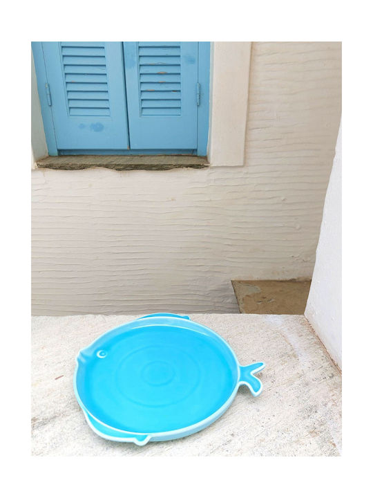 Marva Πιάτο Ρηχό από Πορσελάνη Acqua με Διάμετρο 28cm