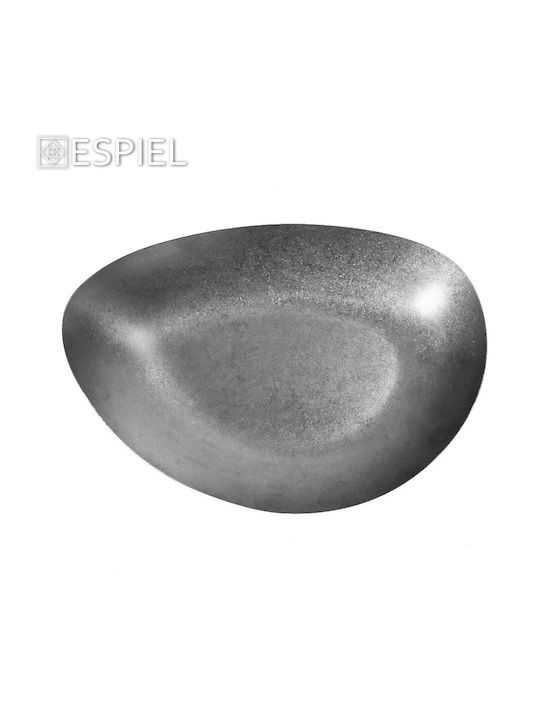 Espiel Snow Чиния Супа Триъгълник Inox Сив 30x20см