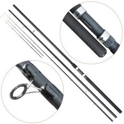 Baracuda Fortis Lansetă Feeder Carbon 3.9 M La 150 G 3 Secțiuni