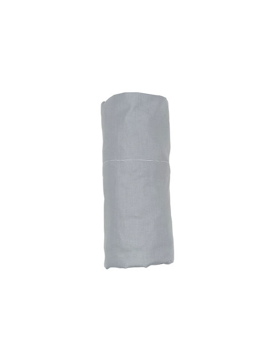Baby Star Fitted Gray 75x140cm