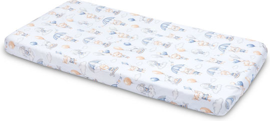Sensillo Baby Sheet Crib Cotton 60x120cm