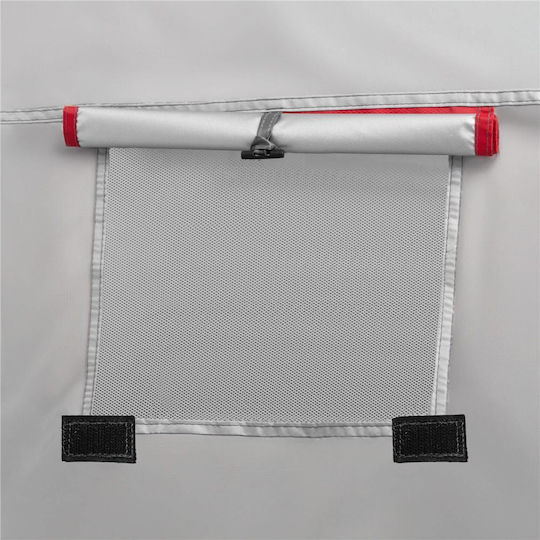 Cort De Camping De Iarnă Tunel Gri Pentru 4 Persoane 350x200x135cm
