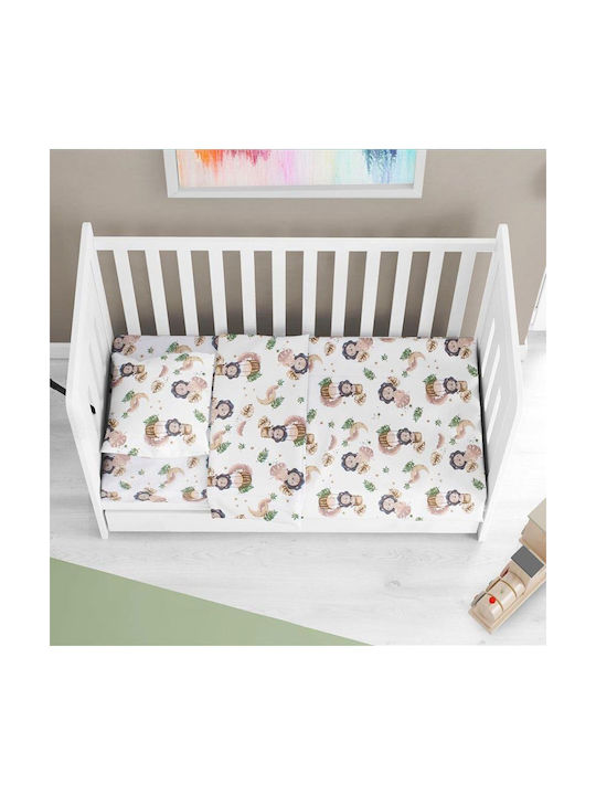 Dimcol Σετ Bebe Lion Beige 120x160εκ.