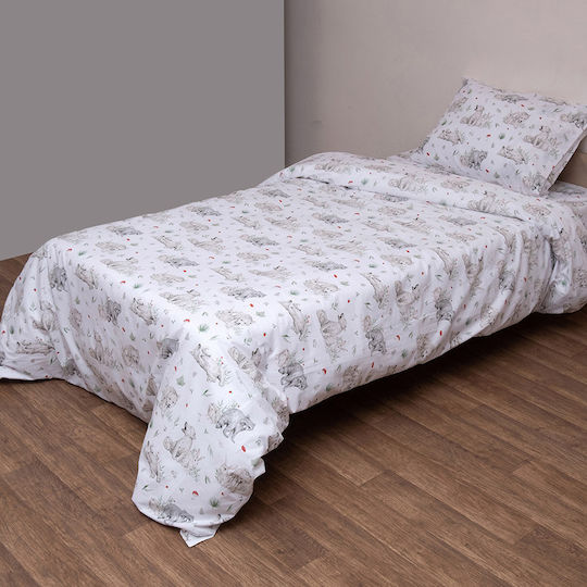 Viopros Set Baby Bettlaken Für Krippe Baumwolle Mangekyō Weiß 120x160cm 3Stück