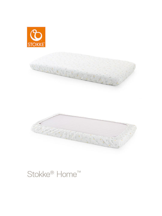 Stokke Σετ με Λάστιχο Rabbit Λευκό 70x132εκ.