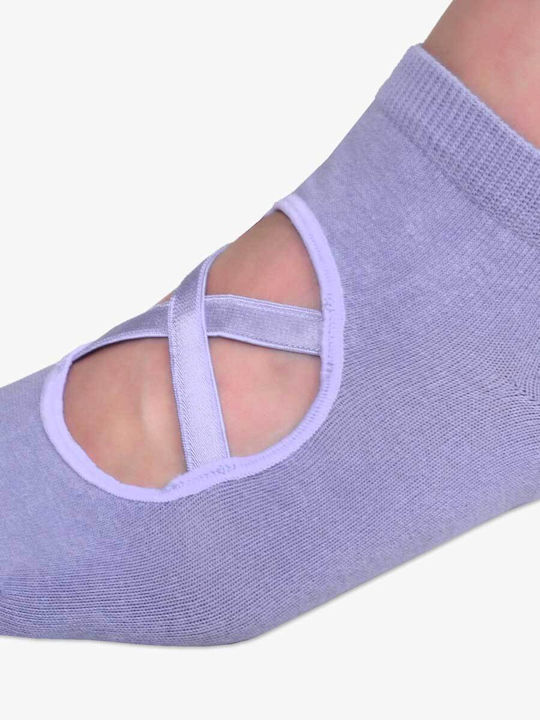 NODO Κάλτσες για Yoga/Pilates Μωβ 1 Ζεύγος