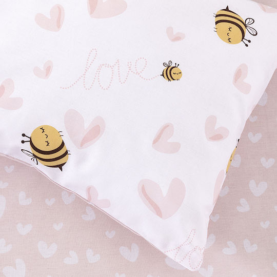 Kocoon Set Baby Bettlaken Für Krippe Baumwolle Angepasst Bunt 70x130cm 3Stück