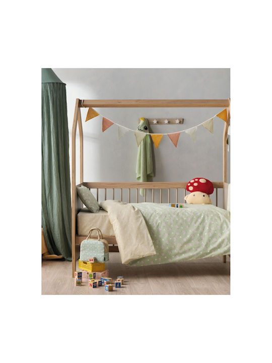 Kentia Kota Baby Sheets Set Cradle Cotton Beige 60x120cm 2pcs