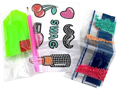 Diamond Painting Kit Stickers Cake 7pcs Various Designs