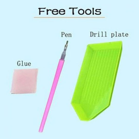 Diamond Painting Kit Stickers Cake 7pcs Various Designs