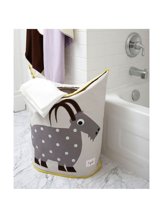 3 Sprouts Детска кошница за играчки Goat Сив 50x29x57см 1бр