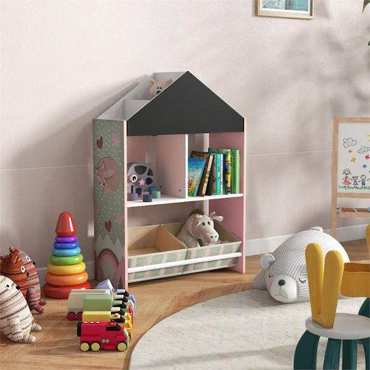 Zonekiz Kinder Aufbewahrungsbox aus Holz Rosa 1Stück