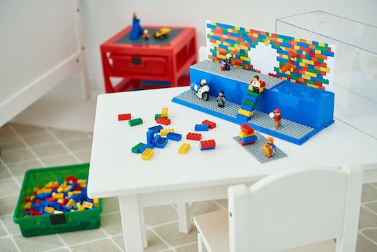 LEGO Παιδικό Κουτί Αποθήκευσης από Πλαστικό Iconic Play & Display Case Κόκκινο