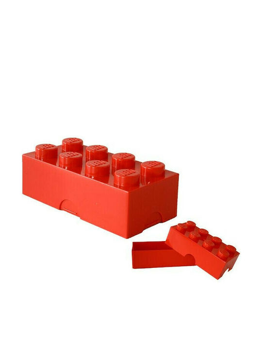 LEGO Παιδικό Κουτί Αποθήκευσης από Πλαστικό 8-Stud Κόκκινο 10x20x7.5cm