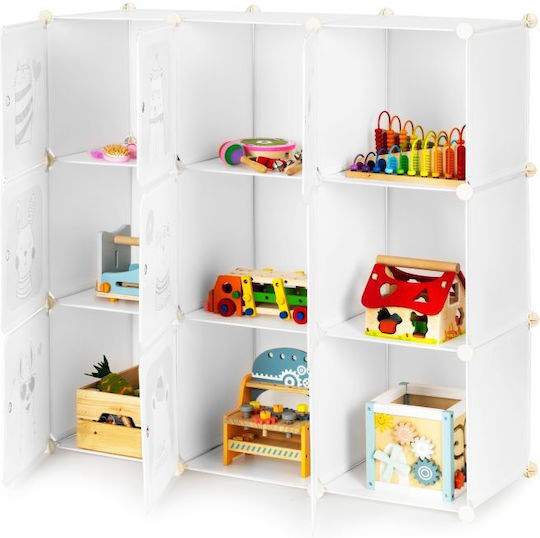 Ecotoys Garderoba pentru copii 9 poziții Animale Ecotoys Garderoba pentru copii 9 poziții Animale