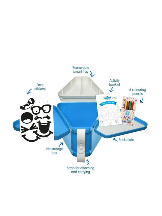 Trunki din Plastic Teebee Albastru 18x18x16cm 1buc