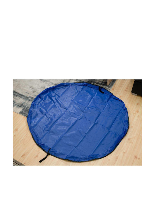 Fio Kinder Spielmatte aus Stoff Blau 150cm 1Stück