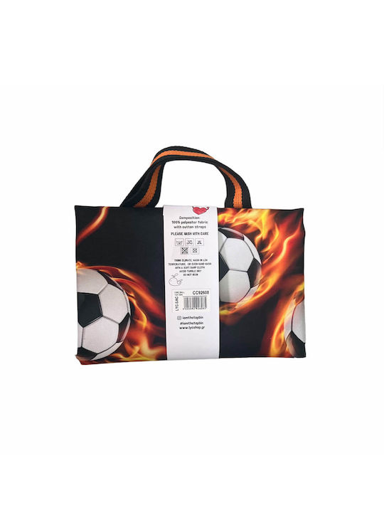Lyc Sac Детска кошница за играчки Fireball Черен 50x45x50см 1бр
