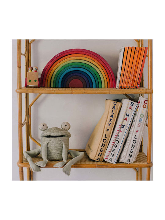 Lorena Canals Детска кошница за съхранение Fred the Frog Зелен 23x35см 1бр