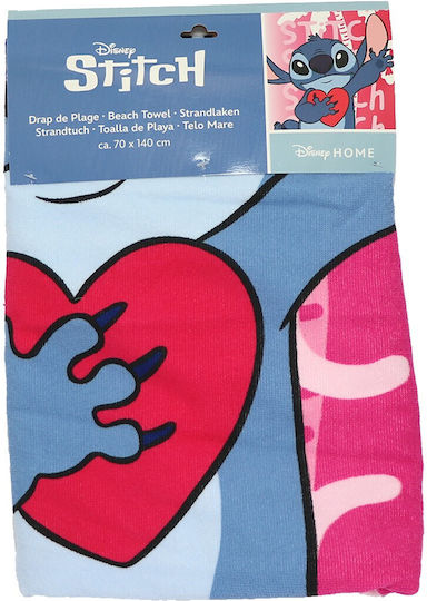 Disney Stitch Heart Beach Towel 70x140cm
