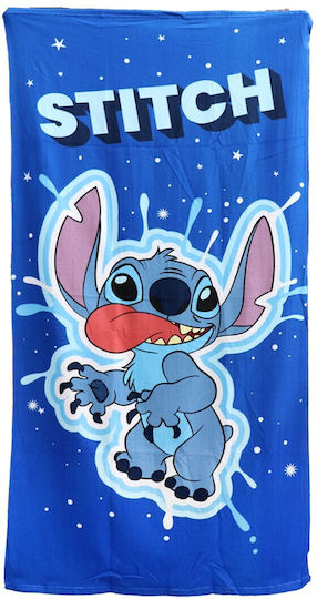 Disney Stitch Sticking Out His Tongue Beach Towel 70x140cm